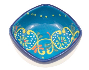 Hand Painted Ring Dish Trinket Bowl | Jewelry Holder | Jewelry Dish | Four (4) inch Decorative Ceramic Bowl