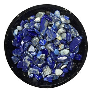 Lapis Lazuli Mini Crystal Chips - Size L1  | Lapis Lazuli Chips | Gemstone Chips | Orgonite Supplies | US Seller - Ships from the US