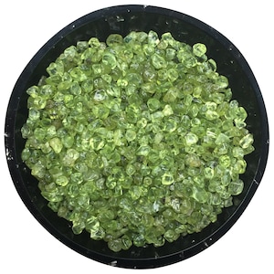 Peridot Grade A Tiny Crystal Chips - Size 0 | Peridot Chips | Gemstone Chips | Orgonite Supplies | US Seller - Ships from the US