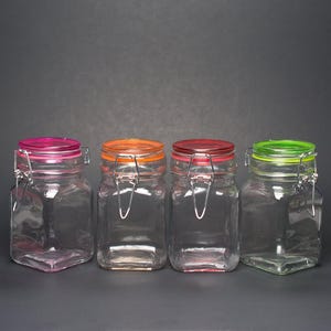Glass Display Jar – 57115 | Your choice of Color Seal