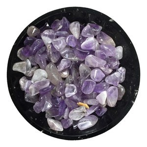 Banded Amethyst Tiny Crystal Chips - Size L1 | Amethyst Chips | Gemstone Chips | Orgonite Supplies | US Seller - Ships from the US