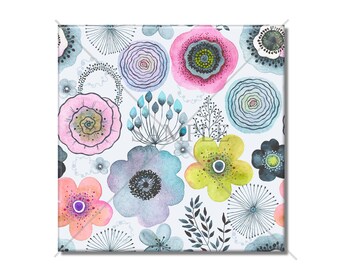 Made In The USA Decorative Floral Ceramic Wall Tile Backsplash KitchenBathroom Tiles 4x4 Tile Or 6x6 Tile Unique Ceramic Accent Tile