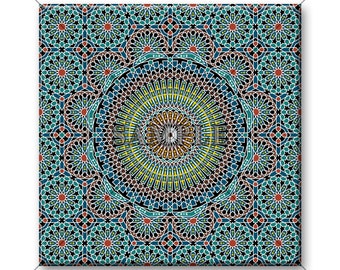 Moroccan Design Ceramic Tile Backsplash KitchenBathroom Tiles Mosaic 6x6 Unique Decorative Ceramic Tile