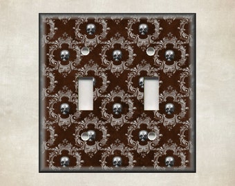 Skull Carvings Wallplate Wall Plate Decorative Light Switch Plate Cover