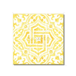 Yellow Ceramic Tile - Bathroom Tile - Decorative Ceramic Tile ...