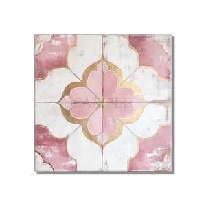 Pink Geometric Ceramic Tile Pink And White Kitchen Backsplash Tile Elegant Design Bathroom Wall Tiles Decorative Ceramic Tile Free Shipping