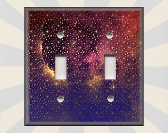 Mystical Decor Sky Art With Stars Design Home Decor - Metal Switch Plate Covers - Switch Plates And Outlet Covers - Free Shipping