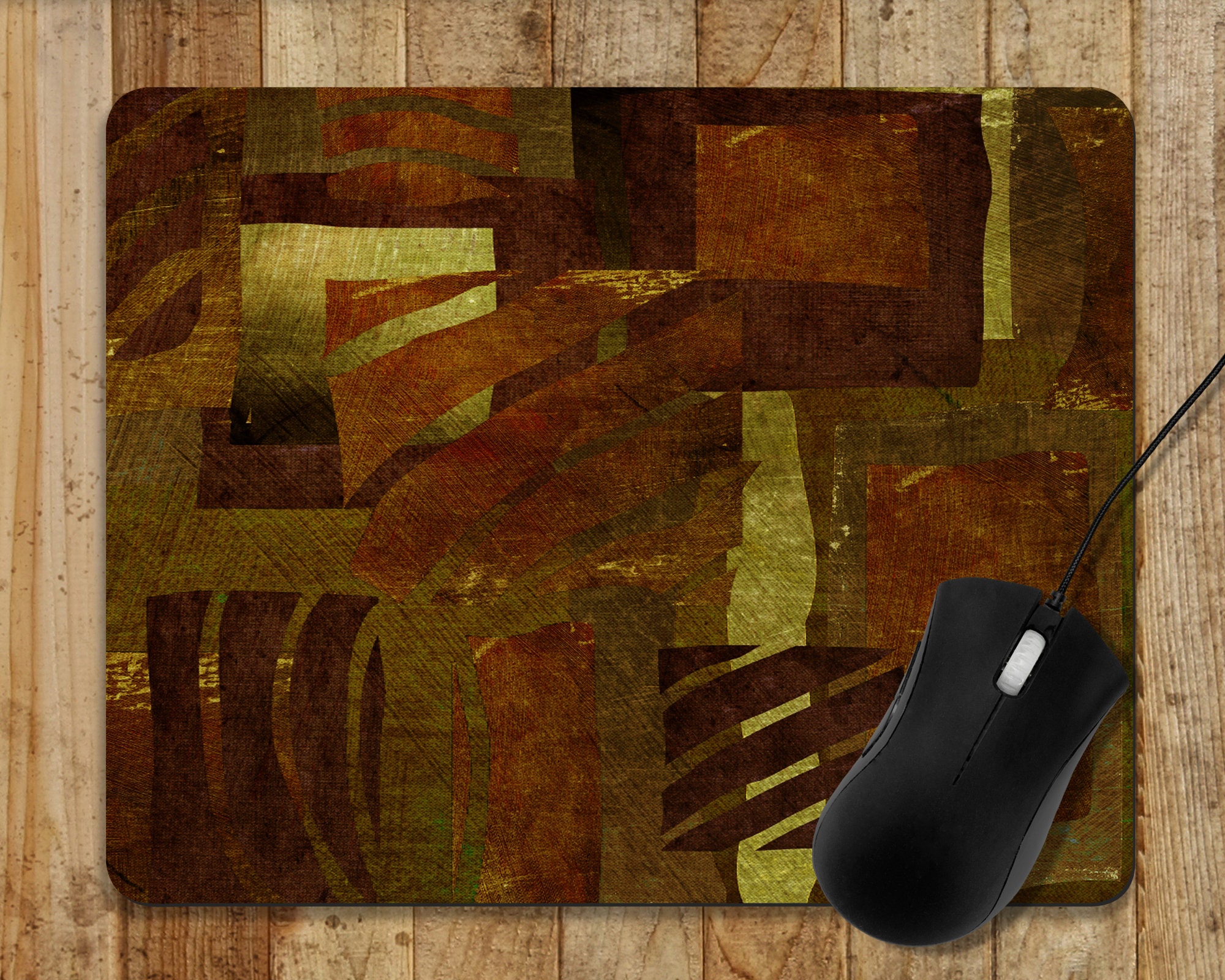 Mouse Pad Tribal African Computer Mouse Pad Rectangle Home Etsy