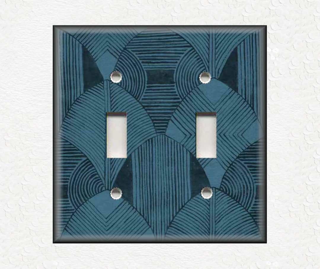 Decorative Printed Switch Plate - Electrical Switch Cover Wall Plate by Art Plates - Blue Bird main image 1