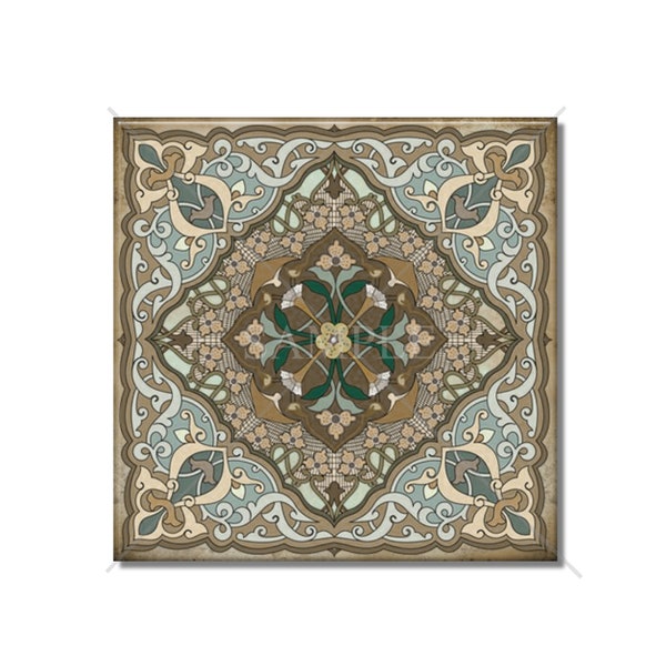 Vintage Moroccan Tile Design Kitchen Backsplash Tile - Bathroom Tile - Unique Ceramic Accent Tile - Backsplash Tile Kitchen Tile Bathroom