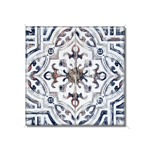 Multi Colored Backsplash Tile - Kitchen Backsplash Tile - Bathroom Tile - Decorative Ceramic Tile Backsplash - Ceramic Tile Blue Grey Brown