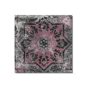 Mixed Pink And Gray Vintage Design Ceramic Tile - Vintage Mixed Ceramic Kitchen Backsplash Tile - Mixed Ceramic Bathroom Wall Tiles