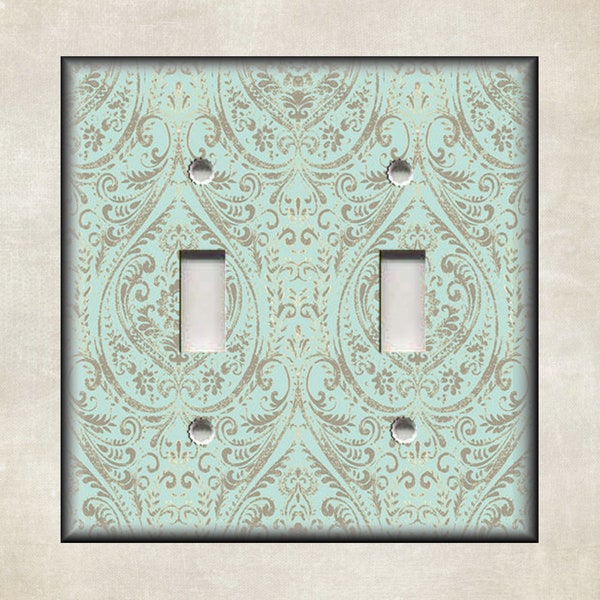 Vintage Art Nouveau Home Decor - Metal Light Switch Cover - Decorative Switch Plate Covers And Outlet Covers - Luna Gallery Free Shipping