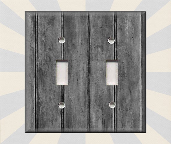 Metal Light Switch Plate Cover Cabin Decor Rustic Decor Etsy