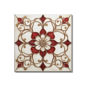 Red Ceramic Tile Unique Patterned Red Kitchen Backsplash Tiles Red Bathroom Tiles Red Accent Tiles Red Fireplace Tile