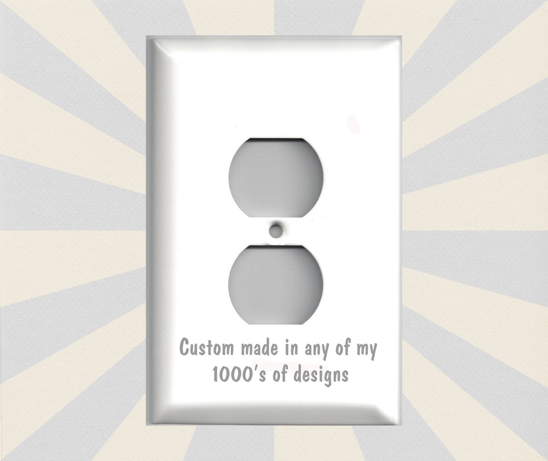 Jumbo Oversized Outlet Cover Metal Switch Plate Cover You Choose From