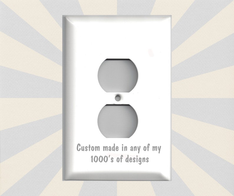 Jumbo Oversized Outlet Cover Metal Switch Plate Cover You Etsy