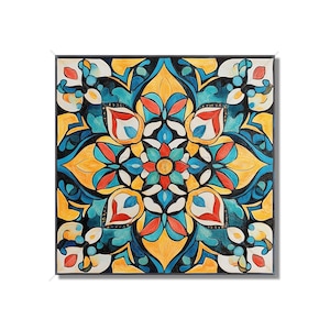 Bright Multi Colored Ceramic Tile - Bright Colors Kitchen Tile - Unique Backsplash Tile - Bathroom Tile - Fireplace Tiles - Free Shipping