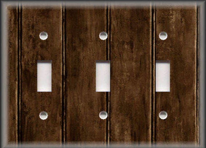 Rustic Brown Stone Rock Image Cabin Home Decor Metal Light Switch Plate Cover Rustic Brown Stone Rock Image Cabin Home Decor Metal Light Switch Plate Cover