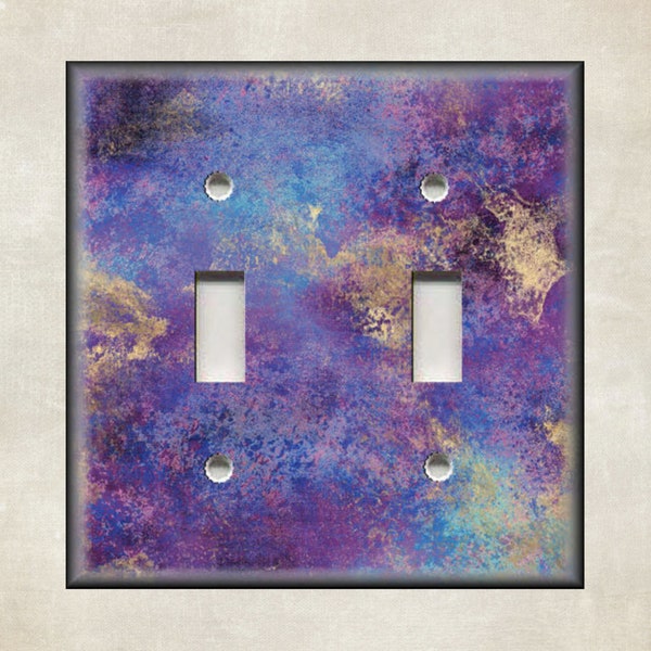 Abstract Art Design Home Decor - Metal Light Switch Cover - Switch Plate Covers And Outlet Covers - Luna Gallery Designs - Free Shipping