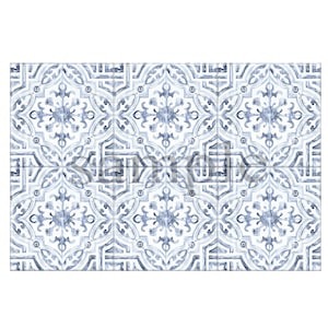 Blue White Kitchen Backsplash Tile Bathroom Tile Decorative Ceramic Tile Backsplash Dark Blue Backsplash Tile Ceramic Tile Blue image 3