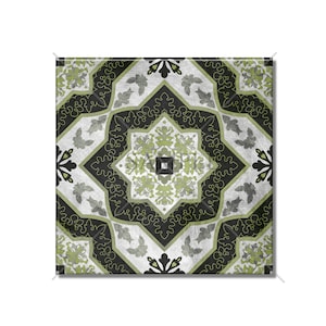 Green And Black Ceramic Tile - Kitchen Backsplash Tile - Bathroom Wall Tiles - Decorative Ceramic Tile Backsplash - Ceramic Tile Wall Art