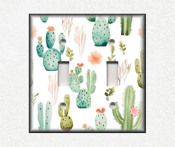 Cactus Home Decor Metal Switch Plate Covers and Outlet Covers - Unique  Light Switch Plate Covers Decorative Wall Plates - Free Shipping - Etsy