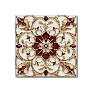 Red Ceramic Tile Unique Patterned Red Kitchen Backsplash Tiles Red Bathroom Tiles Red Accent Tiles Red Fireplace Tile