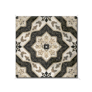 Tan Cream Black Backsplash Tile - Kitchen Backsplash Tile - Bathroom Tile - Decorative Ceramic Tile Backsplash - Ceramic Tile Wall Art
