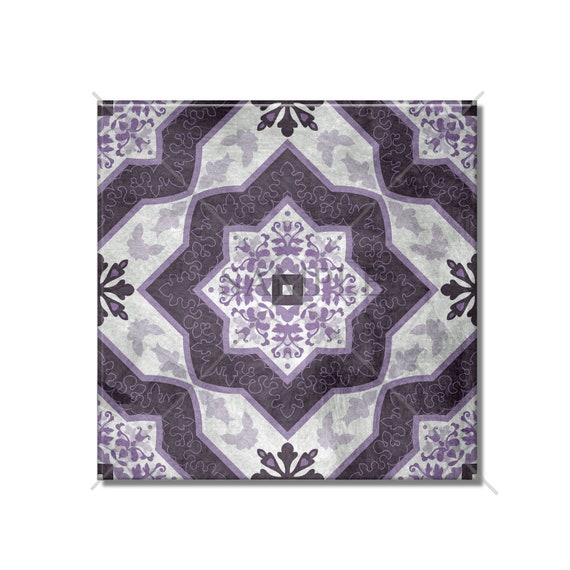 Purple Gray Ceramic Tie - Kitchen Tile - Bathroom Tile - Decorative Ceramic Tile Backsplash - Backsplash Tile - Ceramic Tile Wall Art