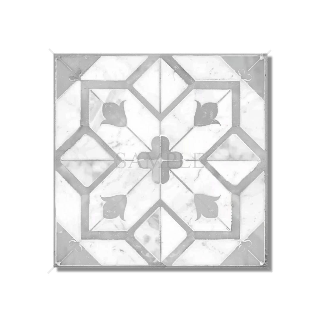 Visual Reference: Gray And White Ceramic Tile Backsplash Tile Decorative Grey Tile