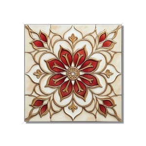 Red Ceramic Tile Unique Patterned Red Kitchen Backsplash Tiles Red Bathroom Tiles Red Accent Tiles Red Fireplace Tile