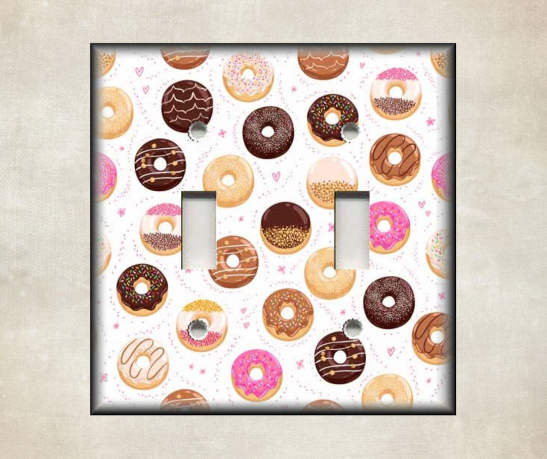 Bakery Decor Donuts Home Decor Donut Decor Metal Light Switch Cover