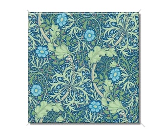 William Morris Seaweed Tile - Vintage Art Nouveau Ceramic Tile Kitchen Backsplash Tile Vintage Ceramic Bathroom Wall Tiles - Free Shipping