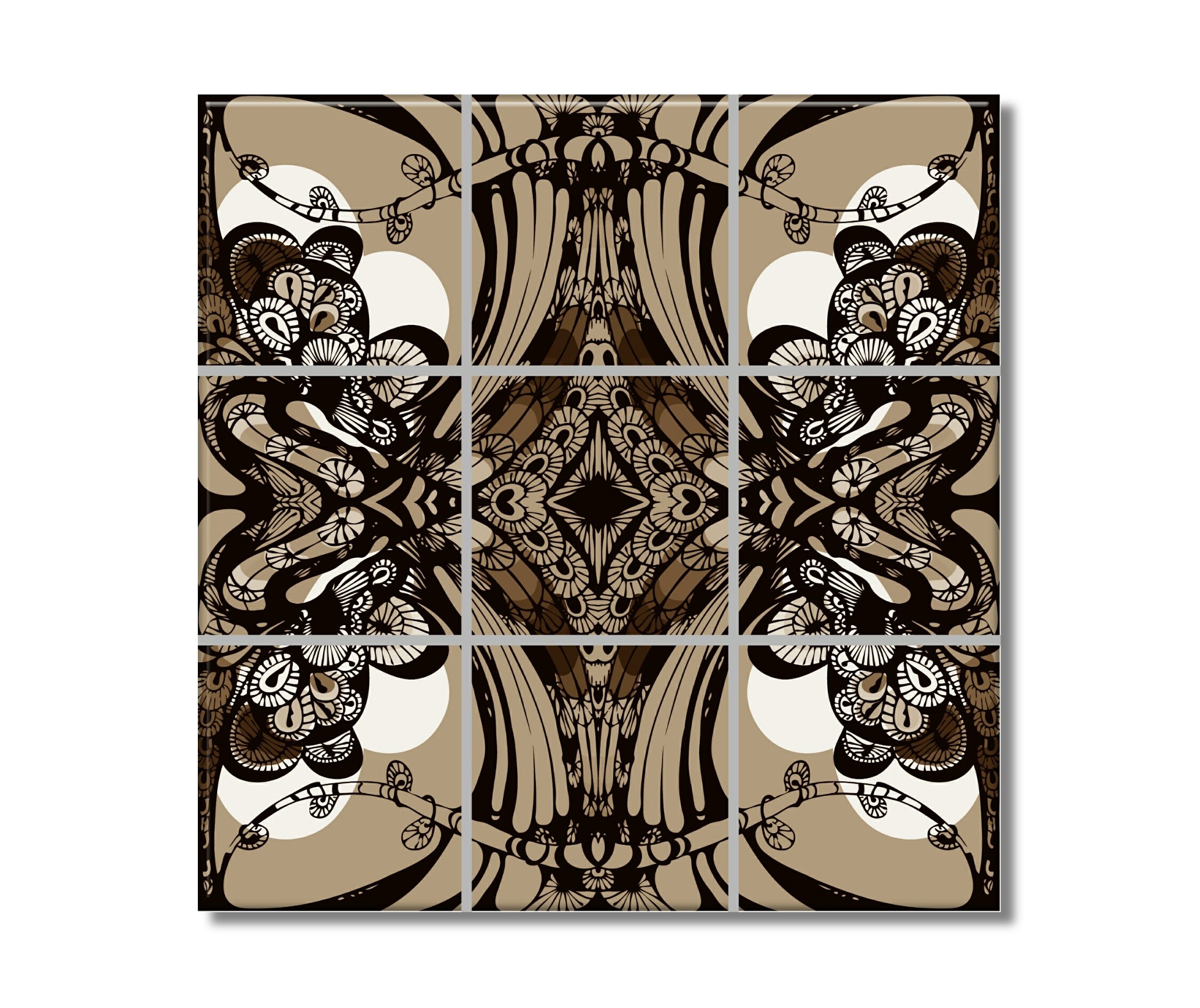 Ceramic Tile Mural Ceramic Tile Mural Art Nouveau Design Etsy UK