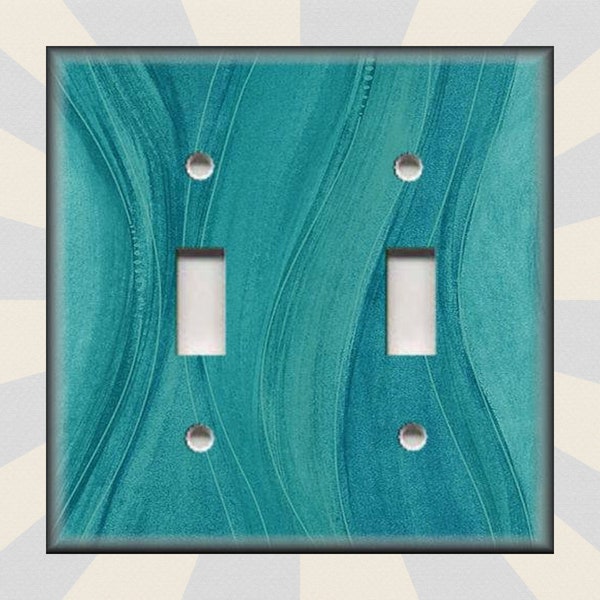 Teal Copper Light Switch Covers - Etsy