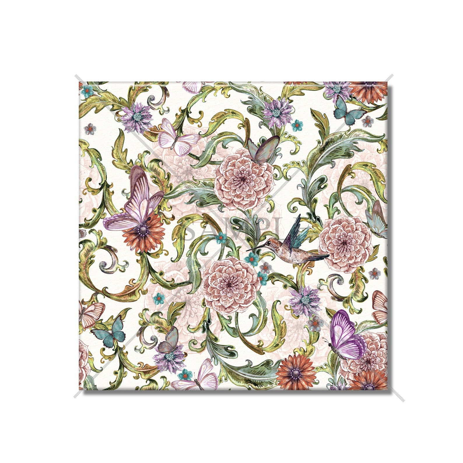 Floral Ceramic Wall Tiles Backsplash Kitchen Tile Bathroom Wall Tiles