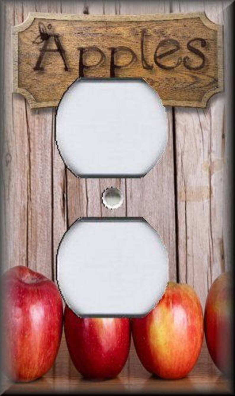 Apple Decor Red Apple Decor Country Kitchen Apples Home Decor Etsy