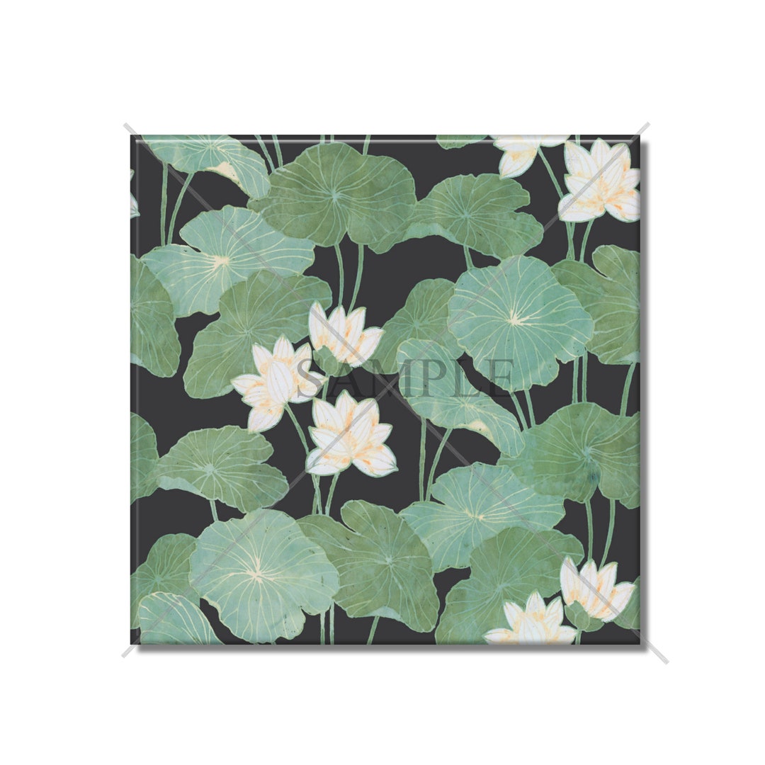 Lilly Pad Ceramic Wall Tiles Backsplash Kitchen Tile Bathroom Wall ...
