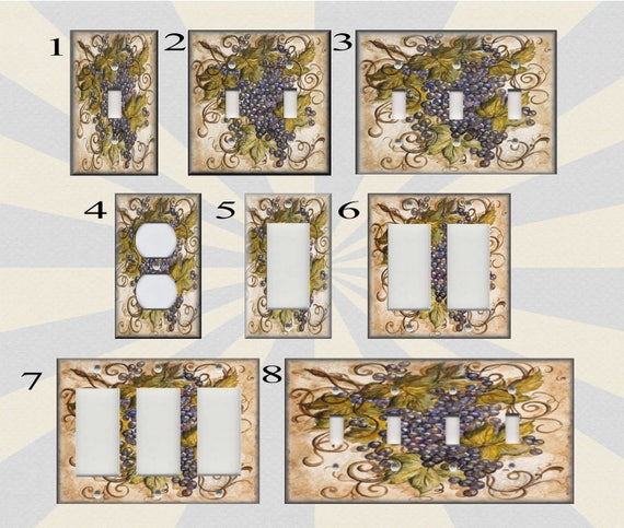 TUSCAN KITCHEN HOME DECOR OUTLET COVER ITALIAN TILE PRINT