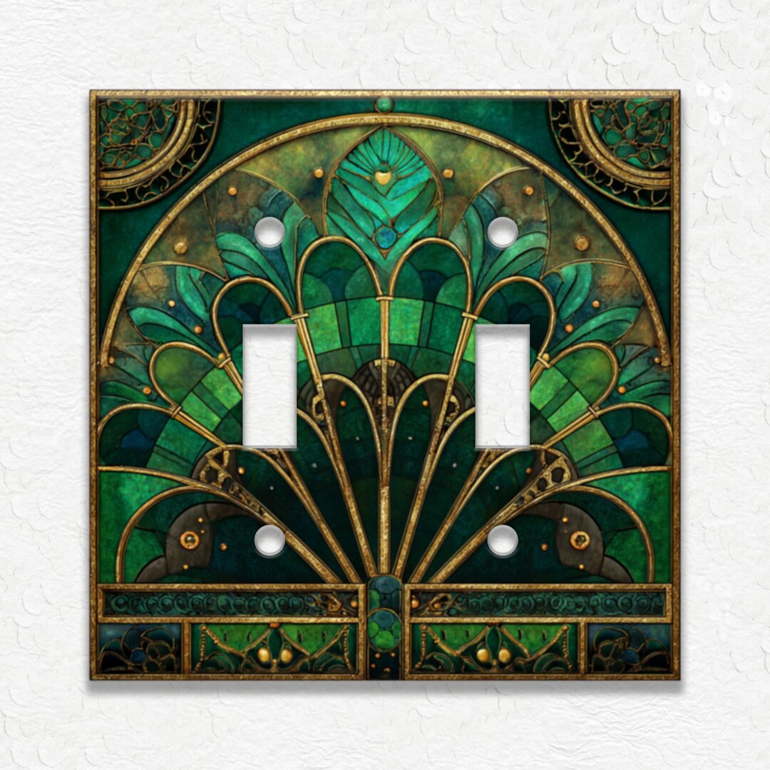 Art Deco Switch Platesnull