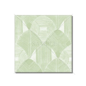 Light Green Ceramic Tile Vintage Art Deco Design Kitchen Backsplash Tile Bathroom Tile - Ceramic Accent Tile Backsplash Tile Fireplace Tile