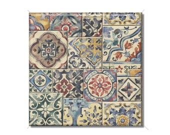Kitchen Backsplash Tile - Bathroom Tile - Decorative Ceramic Tile Backsplash - Multi Colored Backsplash Tile - Ceramic Tile Bathroom Wall