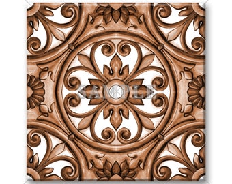 Ceramic Accent Tile Copper Brown Decorative Italian Tile Design Backsplash Tile Kitchen Tile Bathroom Tile Patterned Ceramic Tiles