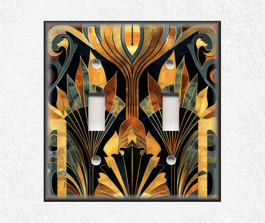 Art Deco Switch Platesnull