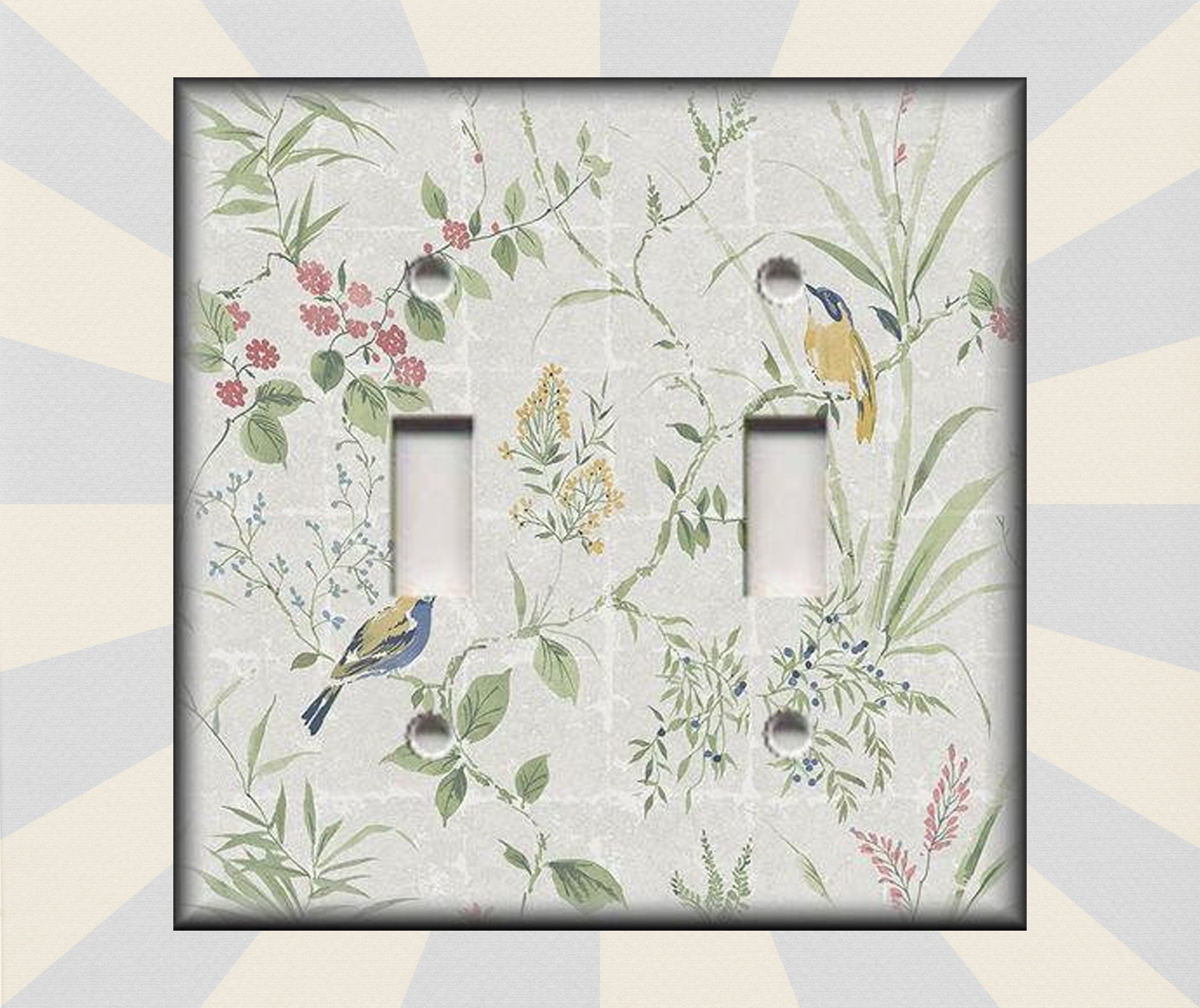 Double Rocker Floral Watercolor Switch Covers Wall Plate Graphics Wallplates Double Rocker Floral Watercolor Switch Covers Wall Plate Graphics Wallplates
