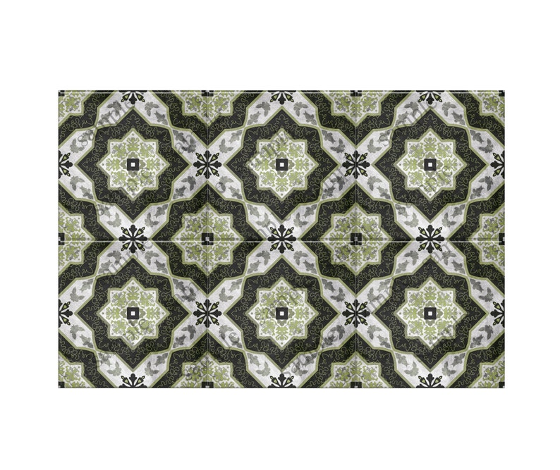 Green and Black Ceramic Tile Kitchen Backsplash Tile - Etsy