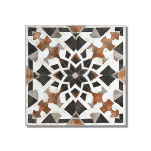 Rustic Black And Brown Ceramic Tile - Patterned Tile Backsplash - Kitchen Tile - Unique Fireplace Tile - Rustic Bathroom Tile Free Shipping
