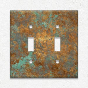 thumbnail image 2 of Industrial Switch Plate Steampunk Light Switch Cover - Rust Color With Gears & Pipes For Industrial Home Decor Industrial Steampunk Switch Plate Rust Color Gears 2 of 14