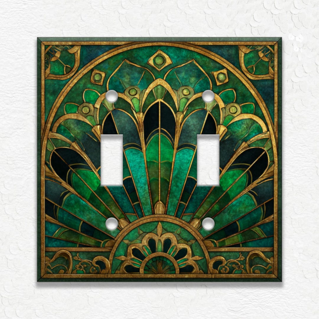 Art Deco Switch Platesnull